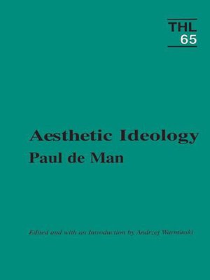 cover image of Aesthetic Ideology